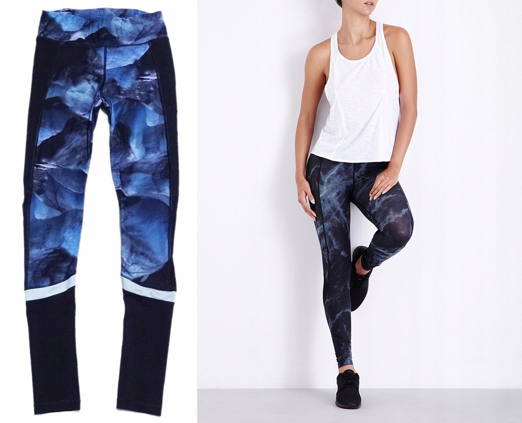 SWEATY legginsy termoaktywne getry sportowe fitness J.NOWE S 36
