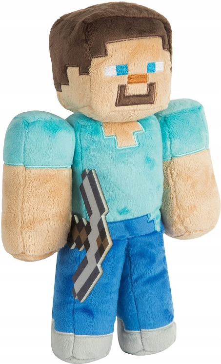 MINECRAFT STEVE PLUSZAK MASKOTKA FIGURKA CREEPER