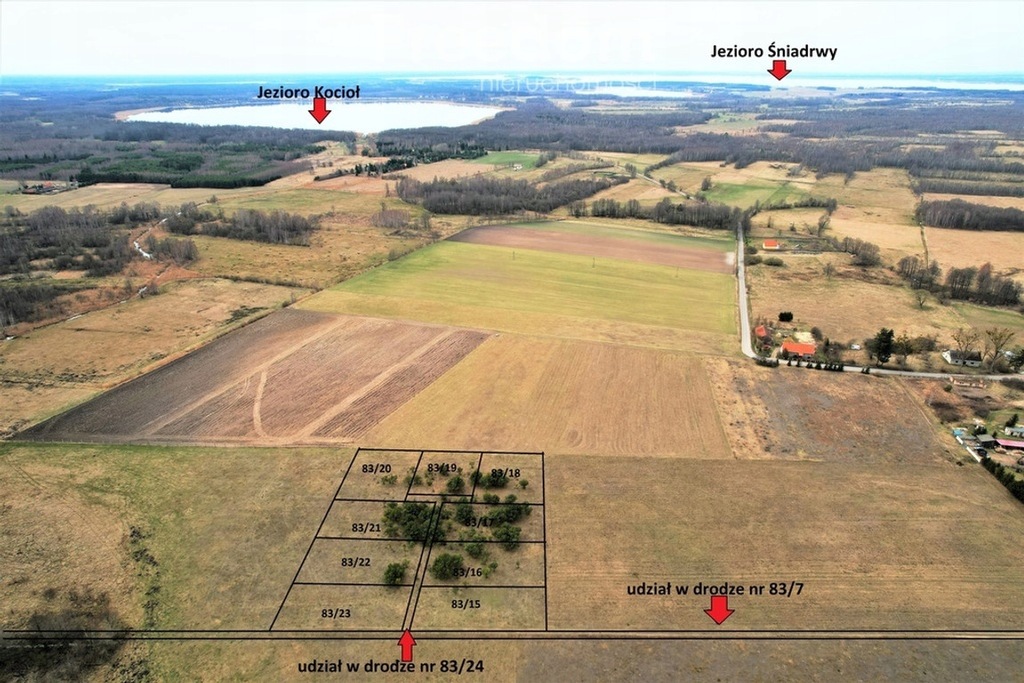 Działka, Łysonie, Pisz (gm.), 975 m²
