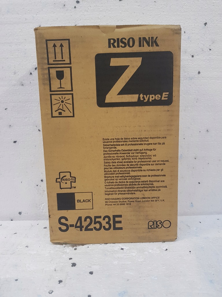 RISO farba (tusz) czarna S-4253E Type E (2 sztuki)