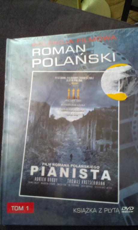 PIANISTA   DVD  NOWY W FOLII +ksiazKA