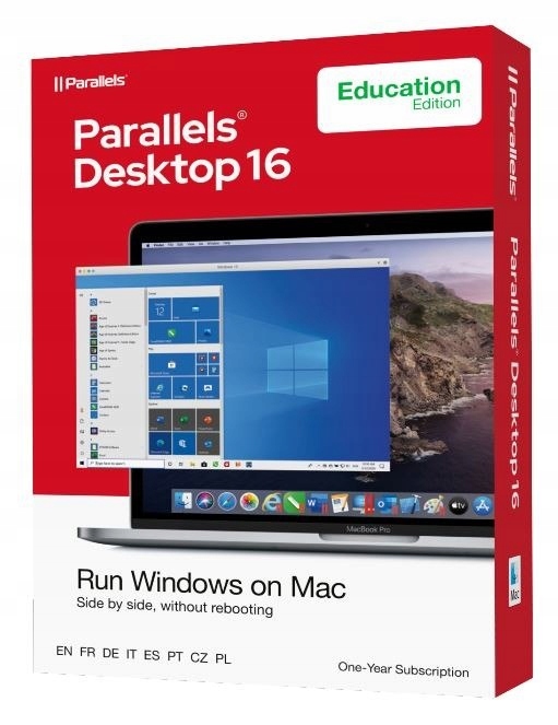 Parallels Desktop 16 Retail Box 1yr Acad EU