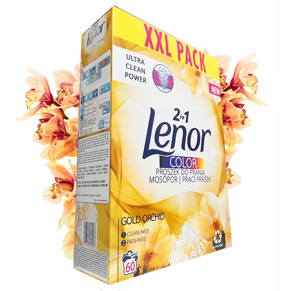 LENOR PROSZEK DO PRANIA GOLD ORCHID 2W1 3.9KG