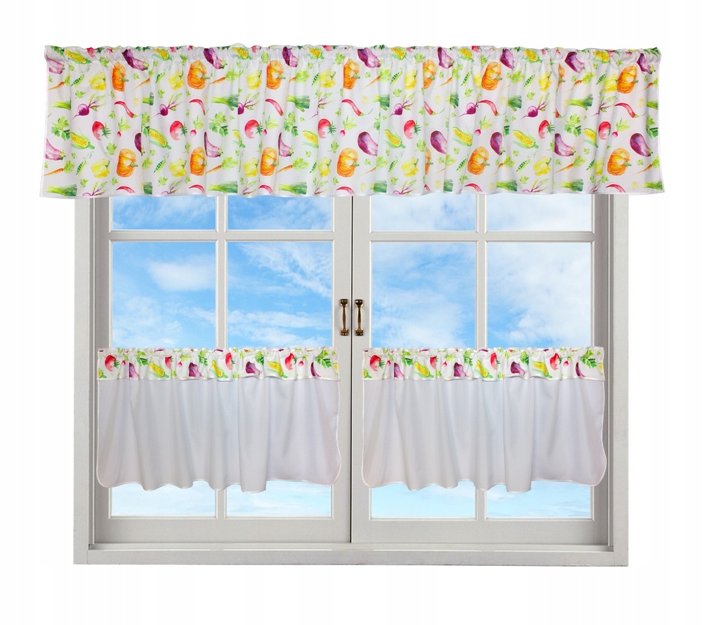 Firanka Kuchenna GALA Warzywa zazdrostki 300/45