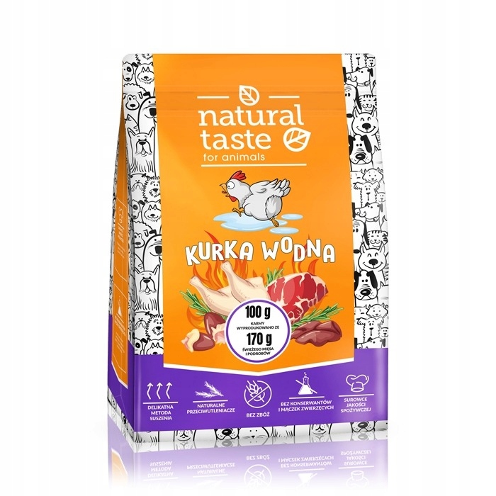 Natural Taste dla psa Kurka Wodna 1kg