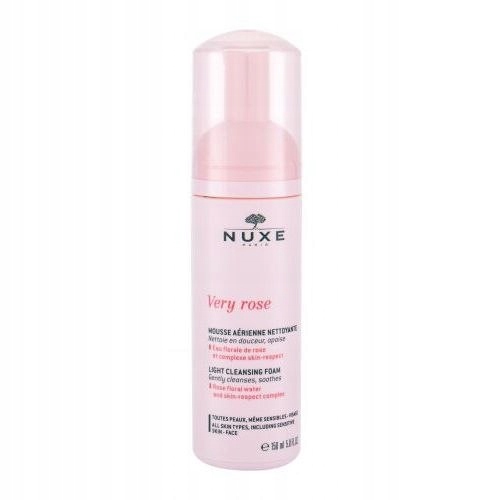 Nuxe very rose light cleansing foam - oczyszczając