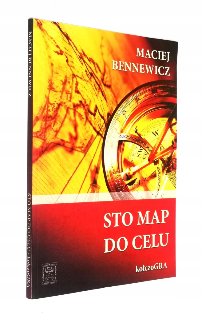 Sto map do celu kołczoGRA Maciej Bennewicz książka bdb