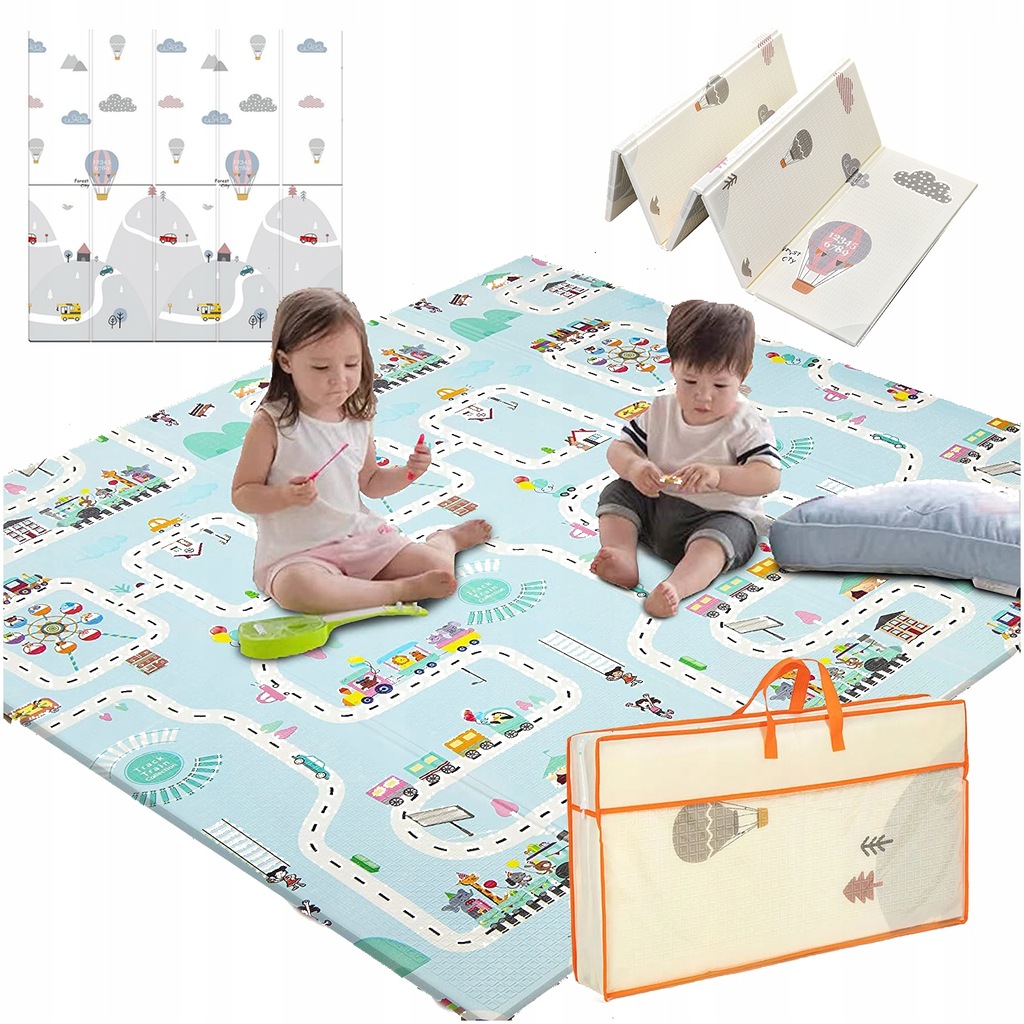 Купить Складной детский коврик из пеноматериала XPE 200x180, большой: отзывы, фото, характеристики в интерне-магазине Aredi.ru