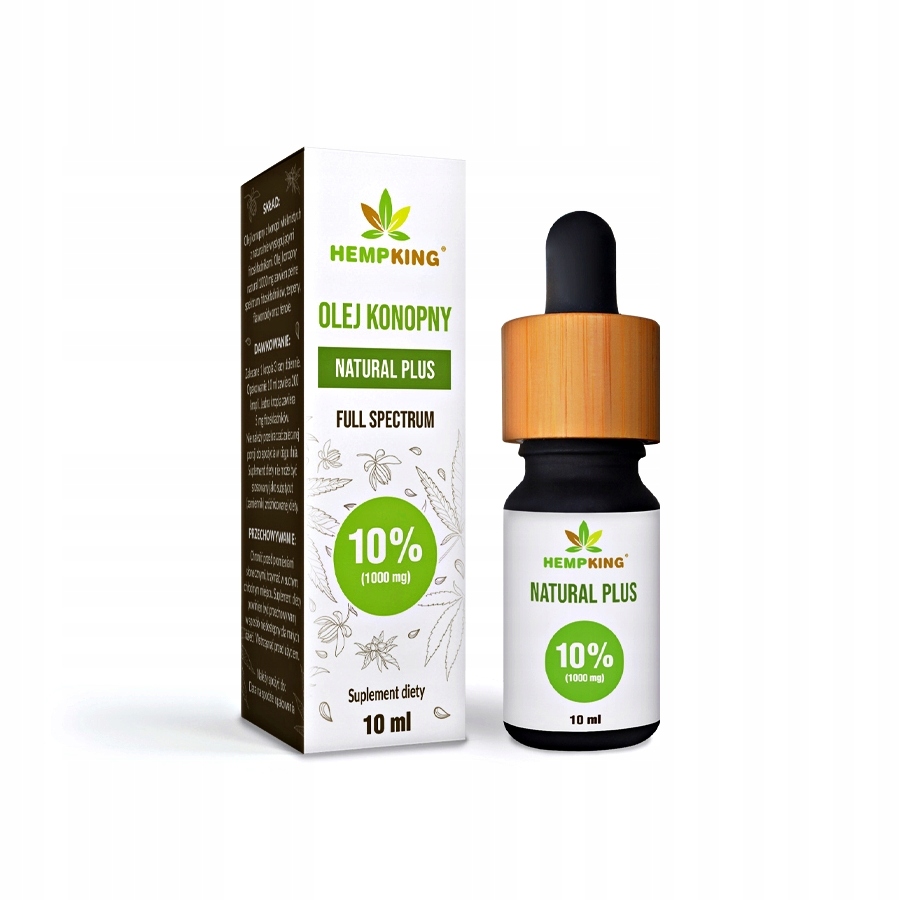 Olej konopny CBD 10% 1000mg - CERTYFIKOWANY POLSKA