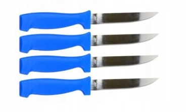 Nożyki do Obierania Zestaw 4 szt niebieskie at43b