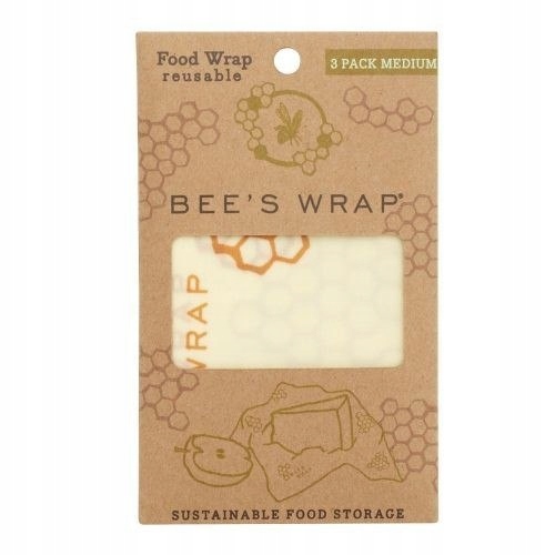 Bee's Wrap Woskowana organiczna bawełna do zawij.
