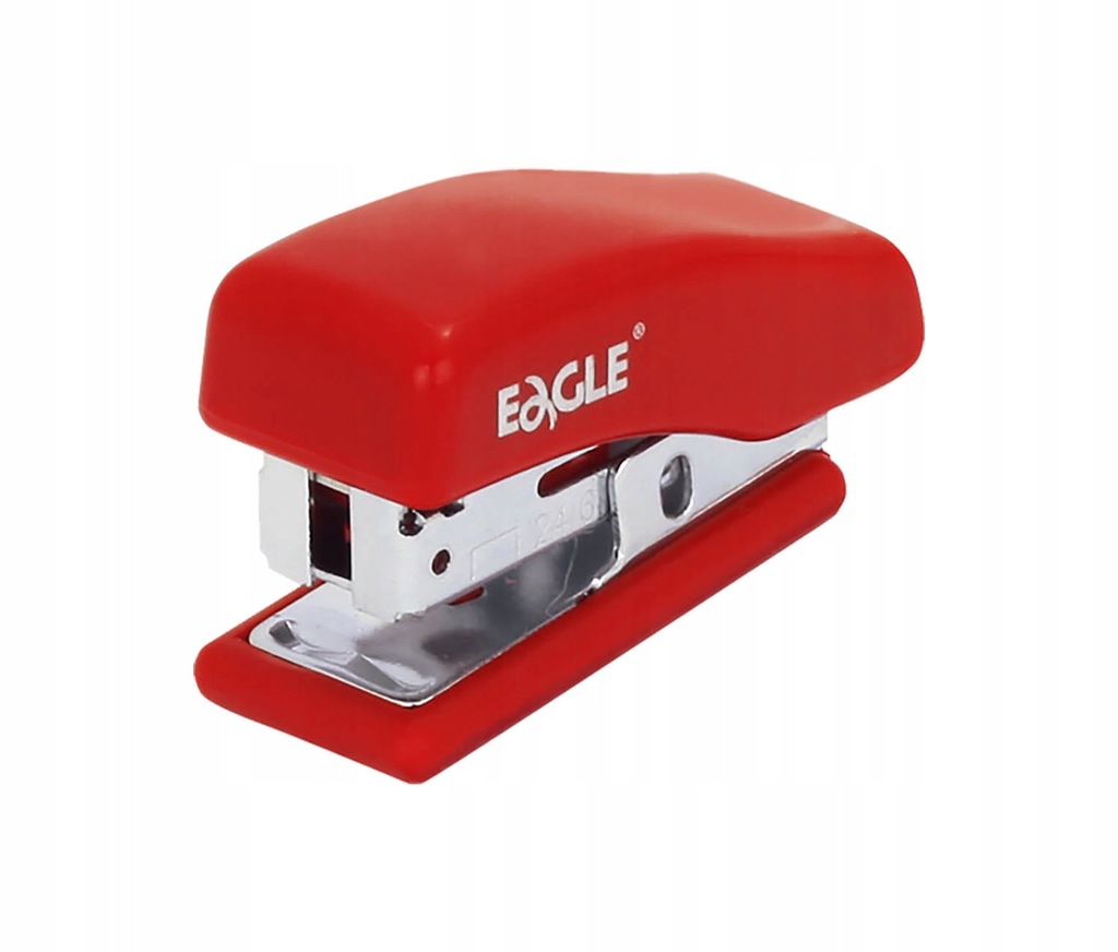 Zszywacz EAGLE 868 mini czerwony 24/6 - 20 kartek