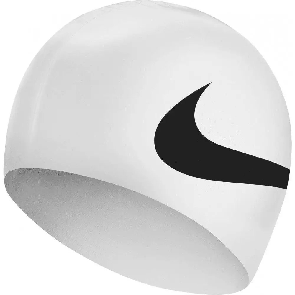 Czepek pływacki dla dorosłych Silikon Nike biały