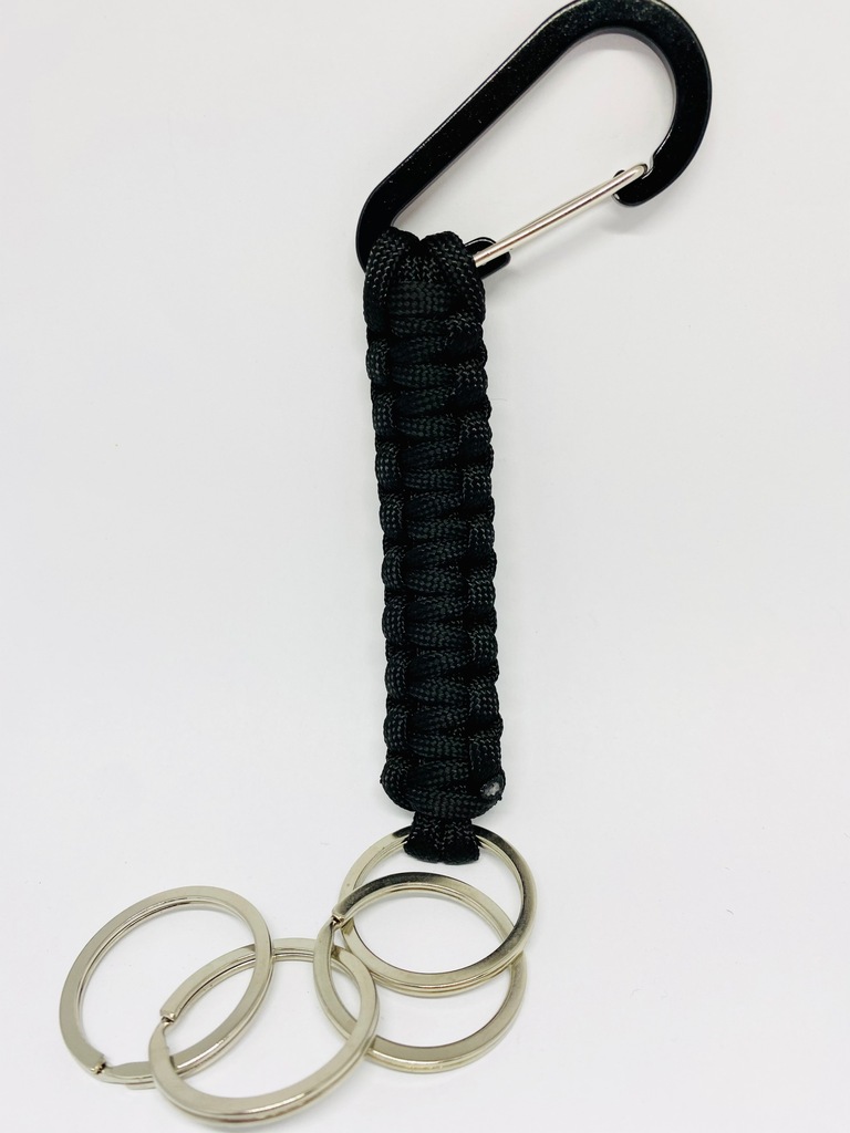 KARABICZYK BRELOK PARACORD SURVIVAL