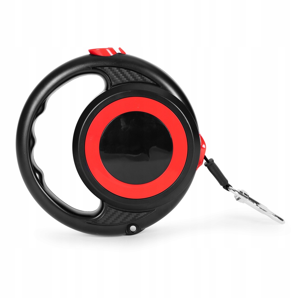 Automatyczna Smycz czarna dla Psa Kota - taśma 4,2 m