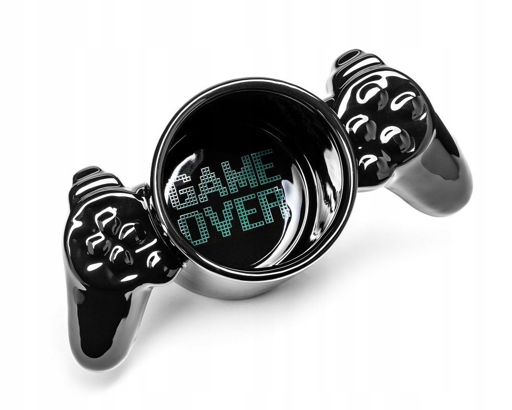 KUBEK GRACZA NEW EDITION CZARNY GAME OVER