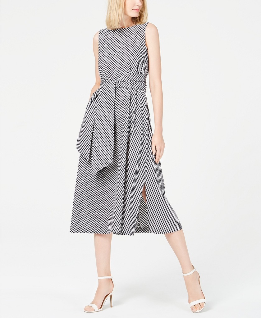 ANNE KLEIN DRESS modna VICHY US 14 na 44 -129$