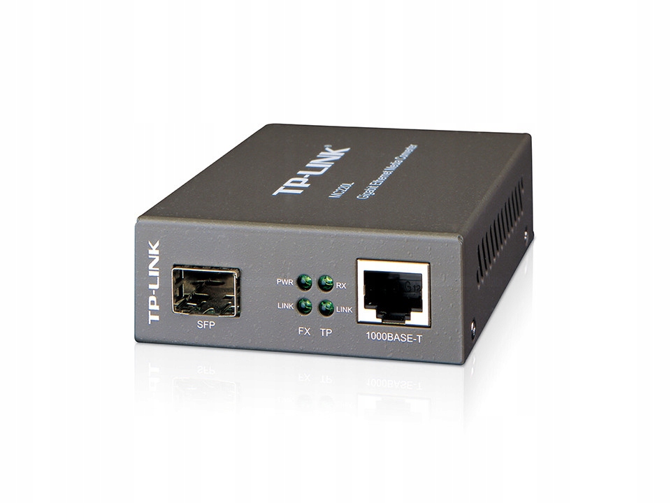 TP-Link MC220L konwerter sieciowy 1000 Mbit/s Multifunkcyjny, Pojedynczy Cz
