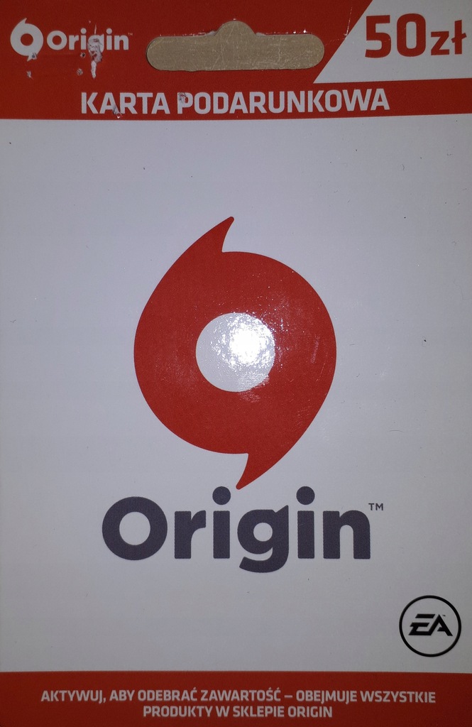 Origin 50 Zl Karta Podarunkowa Ea 9109207694 Oficjalne Archiwum Allegro