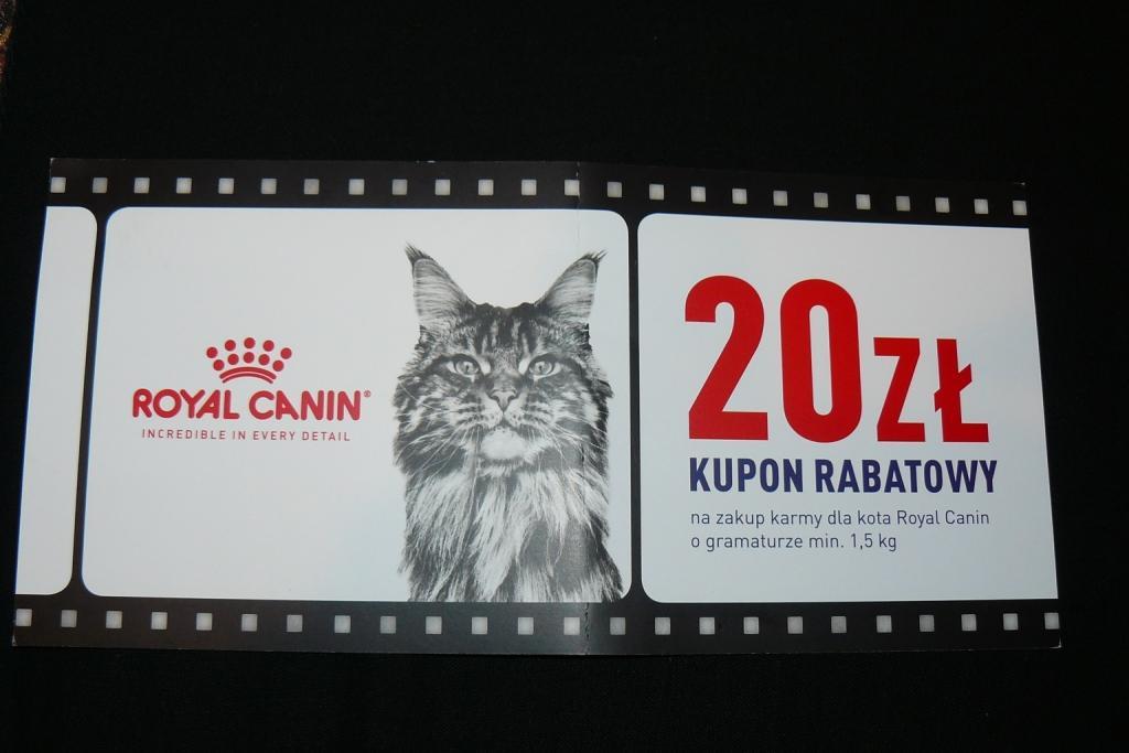 kupon na karme dla kota ROYAL CANIN