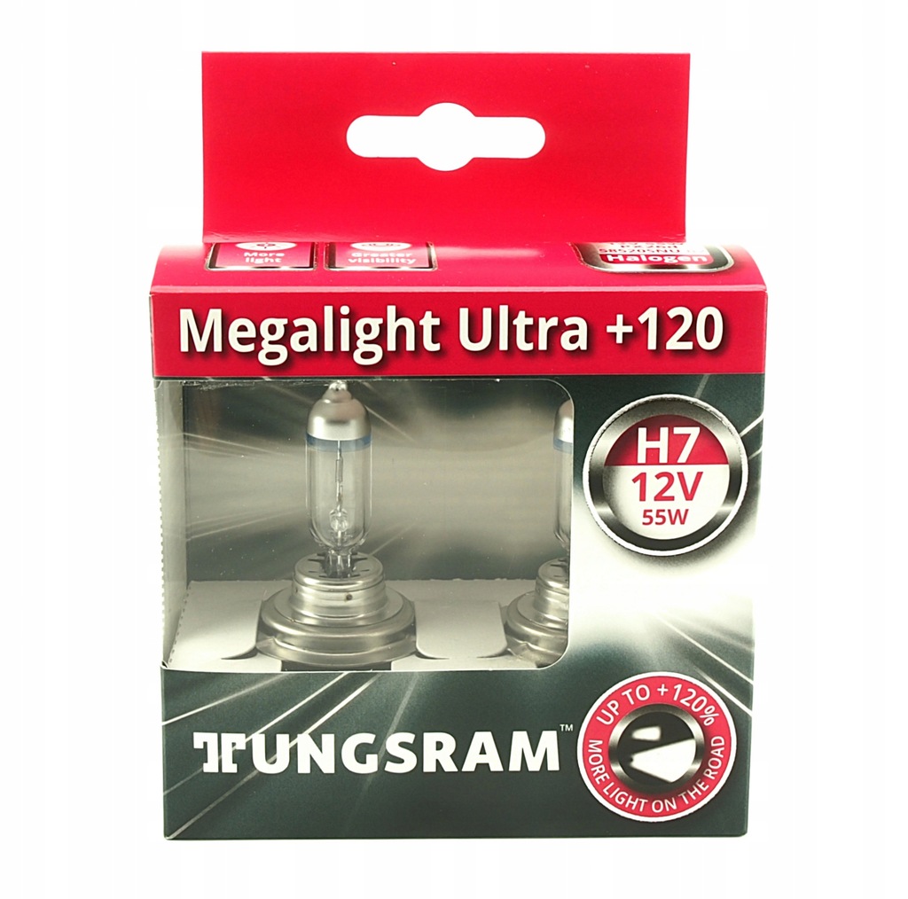 Купить TUNGSRAM H7 12V 55W MEGALIGHT ULTRA +120% + БЕСПЛАТНО: отзывы, фото, характеристики в интерне-магазине Aredi.ru