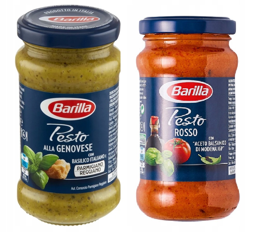 Barilla Zestaw sosów Pesto Rosso alla Genovese - 12605401080 ...