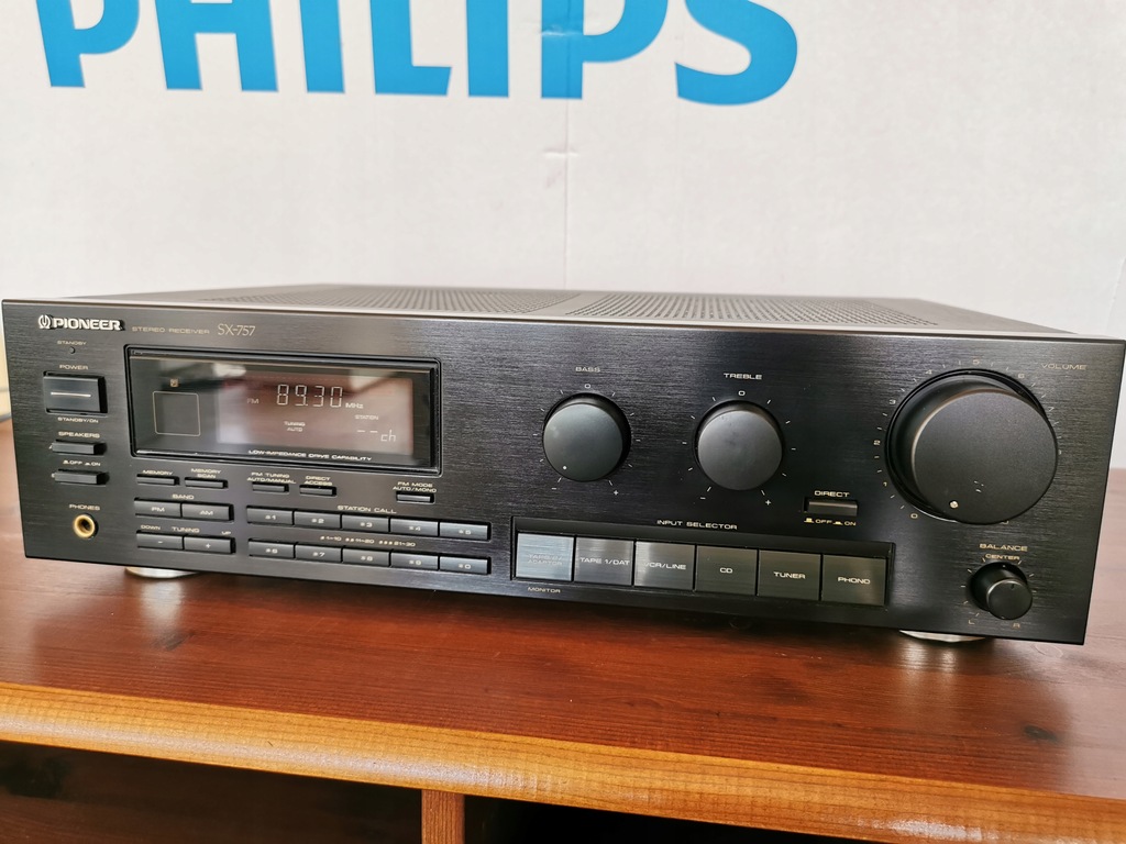 PIONEER SX-757 Amplituner Stereo #JAPAN #580watt