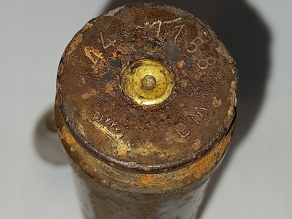 Nabój flak 38 2cm pocisk łuska niemiecki II wojna