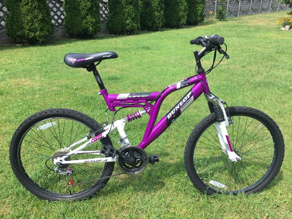 Rower górski DUNLOP 24" MTB 2x amortyzacja