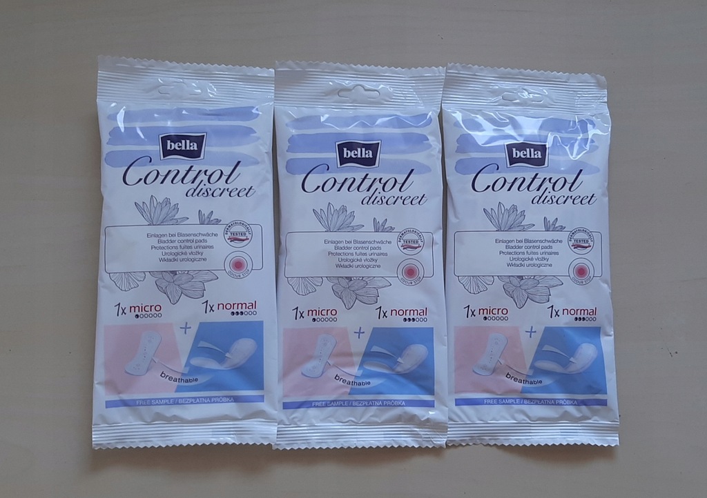 Bella CONTROL Discreet 40szt normal + 30szt micro