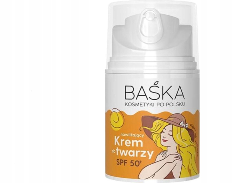 BAŚKA Krem do twarzy SPF 50+ nawilżający 50 ml