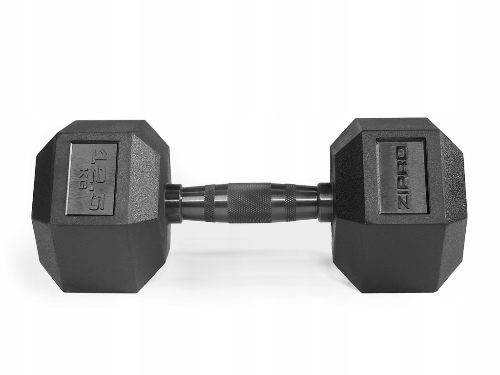Hantel HEX gumowany 12.5 kg hantle Zipro