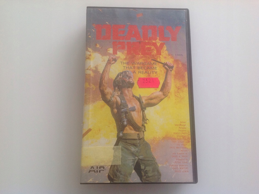 Deadly Prey/Żywy cel VHS Lektor ! ! !