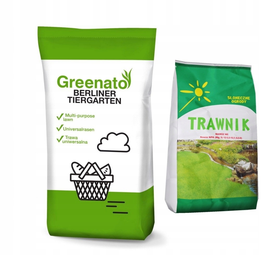 Trawa Greenato Berliner Uniwersalna 5kg + Nawóz do