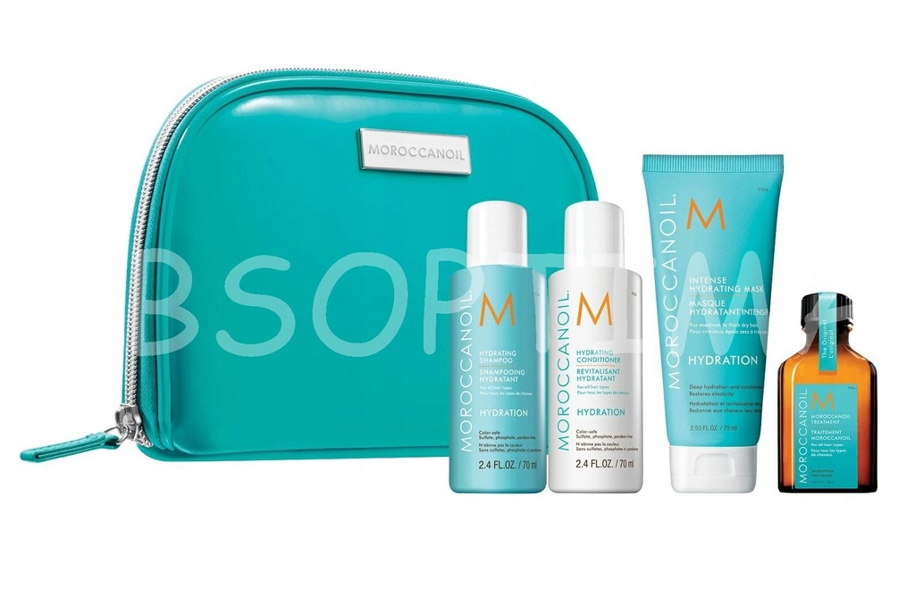 ZESTAW PODRÓŻNY MOROCCANOIL REPAIR Z KOSMETYCZKĄ