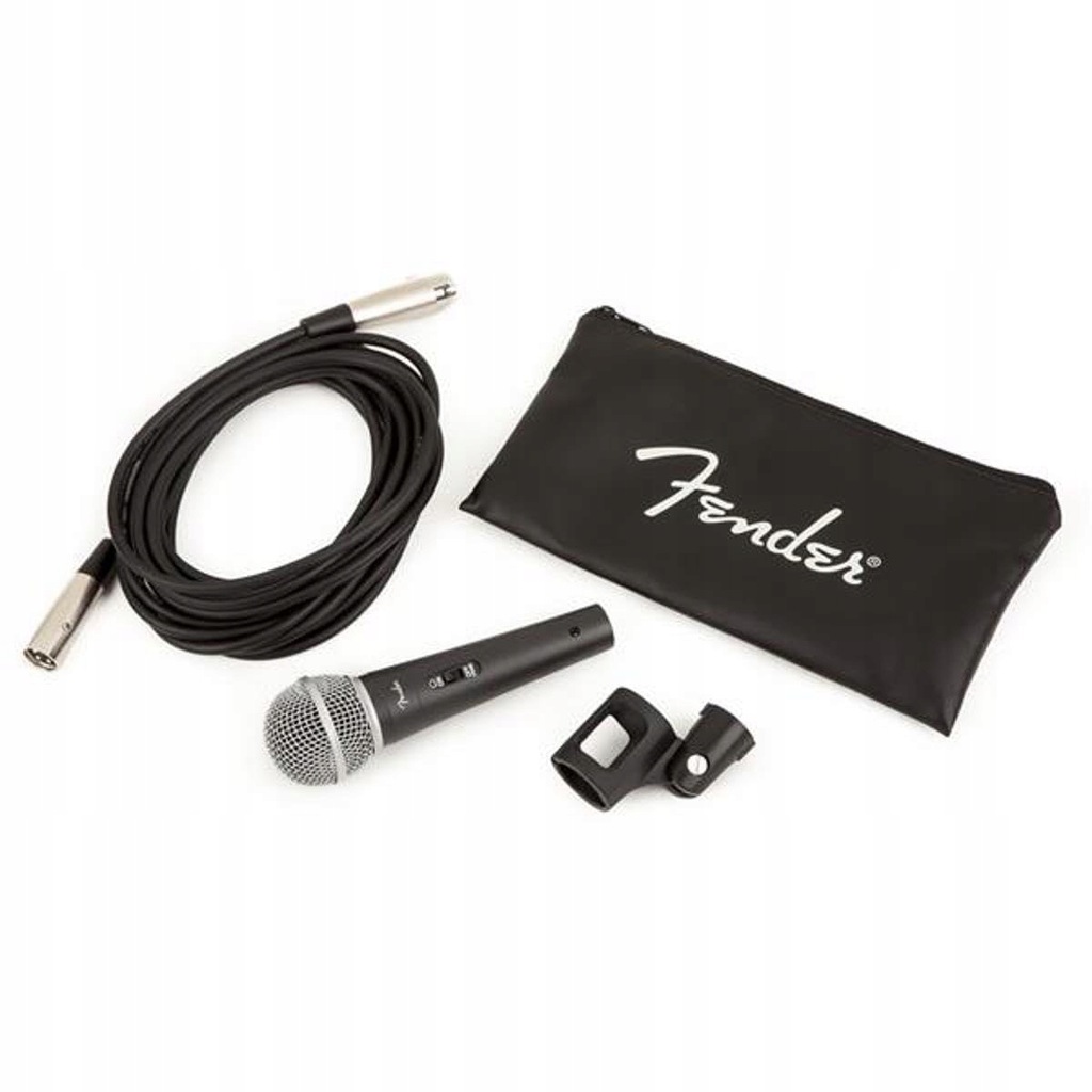 Fender 069-9023-000 P-52S zestaw mikrofonu, czarny