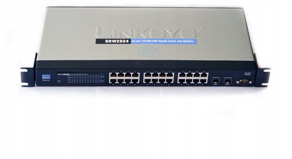 Switch CISCO LINKSYS SRW2024 V1.2 24x100/1000 WEB