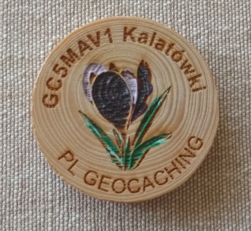 PWG - Polish wood geocoin- krokusowy event 1