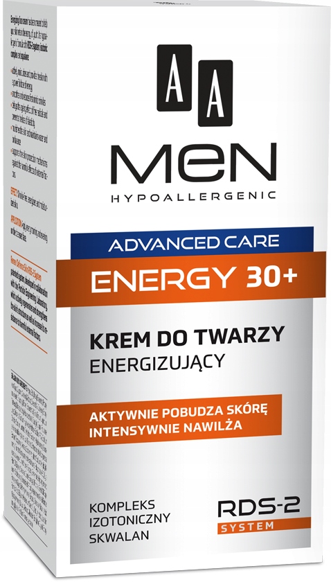 AA Men Advanced Care Energy 30+ Krem do twarzy ene