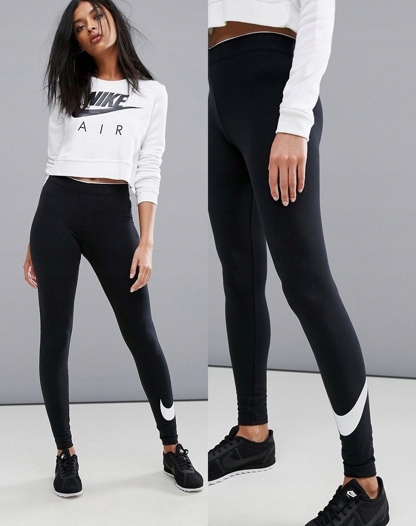 H-1-1-3 NIKE LEGGINSY LOGO ROZM S