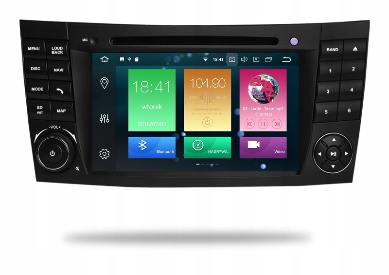 NAWIGACJA RADIO MERCEDES W211 W219 4GB RAM 8CORE