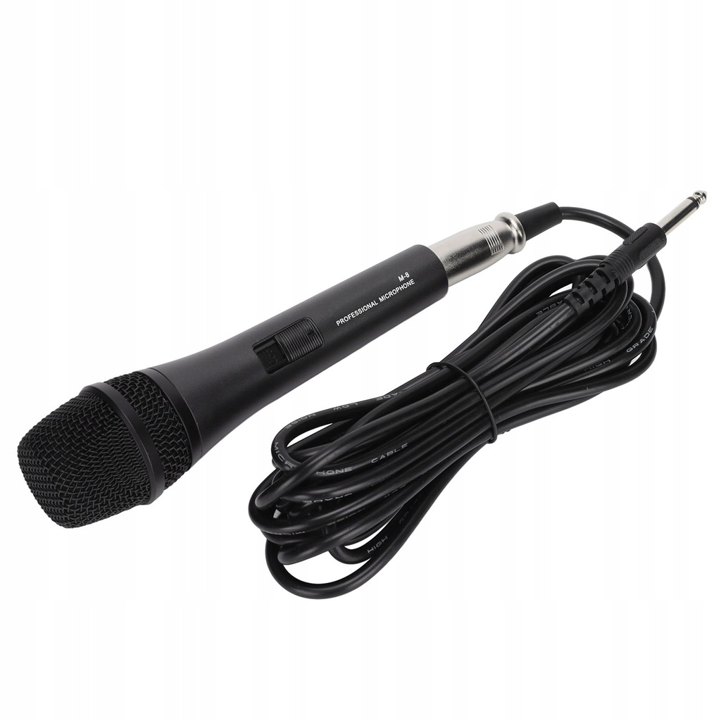 Dynamiczny mikrofon Karaoke metalowy mikrofon