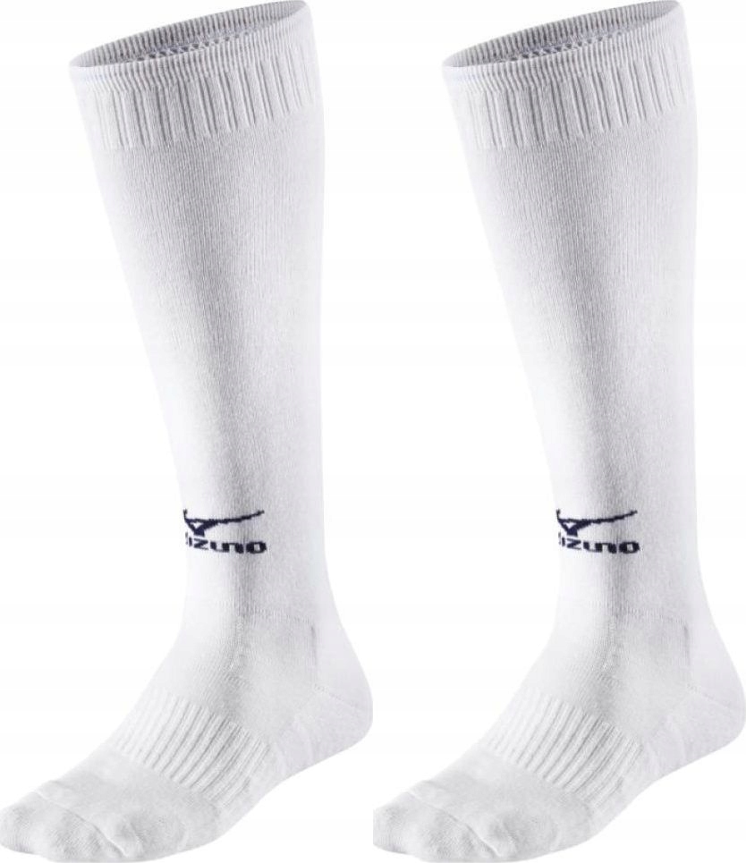 Skarpety siatkarskie Mizuno Comfort Volley Socks Long V2EX6A5571 44-46 biał
