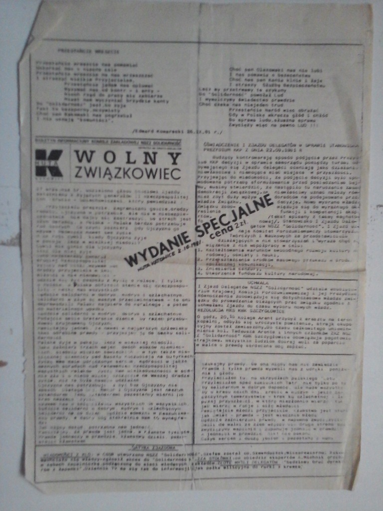 WOLNY ZWIĄZKOWIEC X11