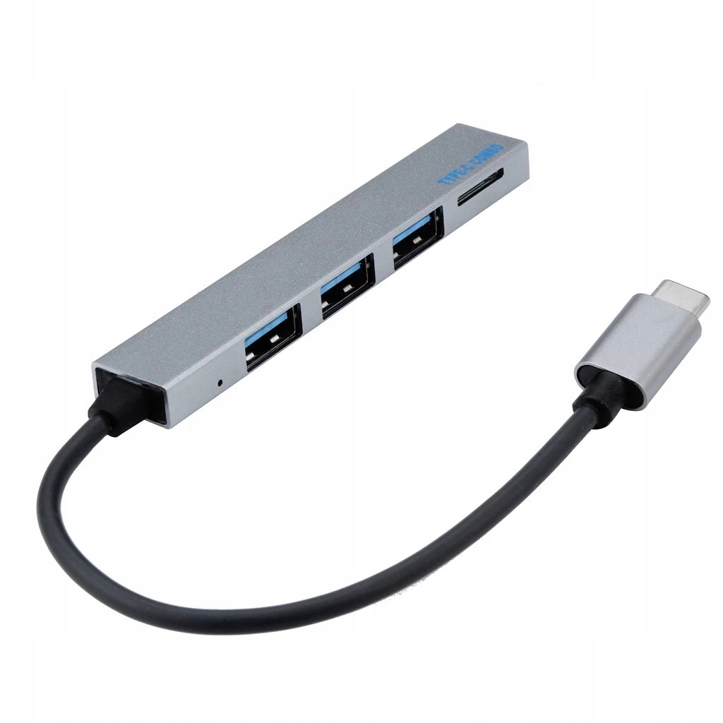 Купить Адаптер 4в1 HUB USB-C 3.1 4xUSB + MAM CARD REDER: отзывы, фото, характеристики в интерне-магазине Aredi.ru