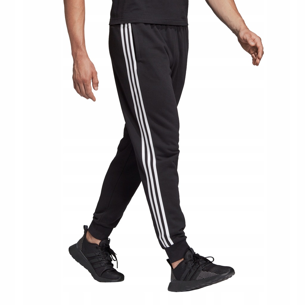 Spodnie adidas 3-Stripes Tapered Cuffed DU0468 M