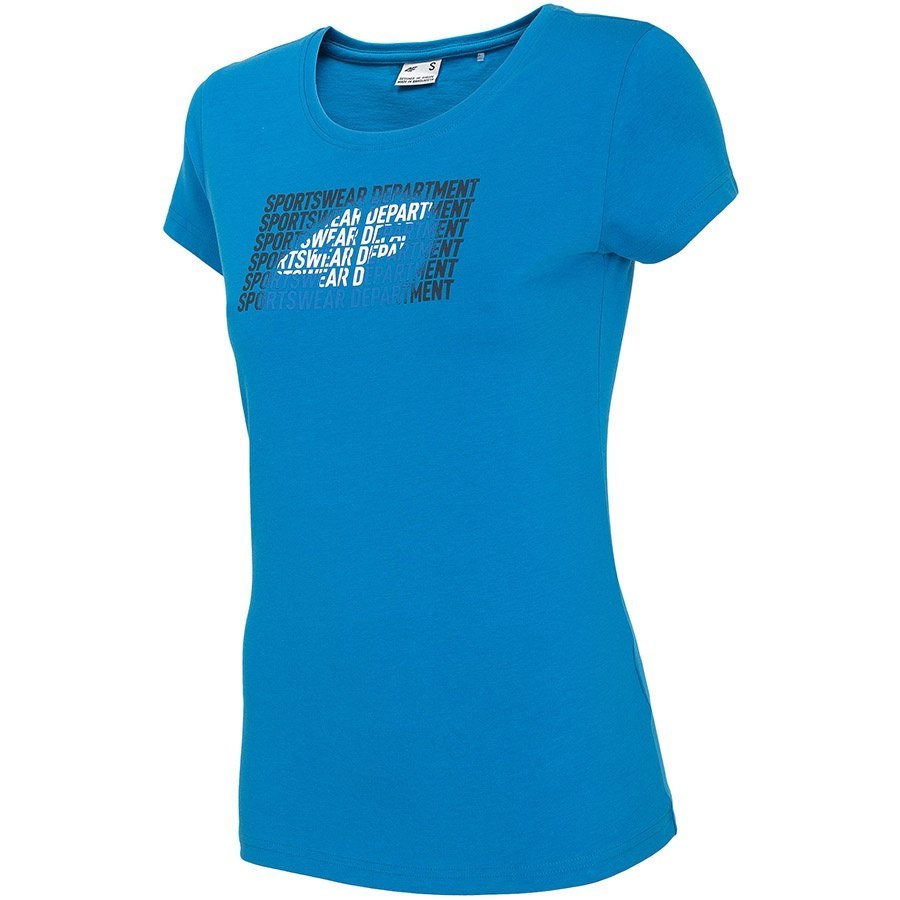 T-Shirt Koszulka Damska 4F niebieska XS