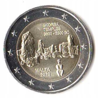 2 euro okolicznościowe Malta 2020 Skorba -monetfun