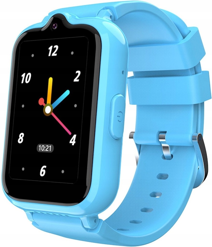Smartwatch dziecięcy Manta Junior Joy 4G LTE SIM 1,57" IP67 GPS Wi-Fi Blue