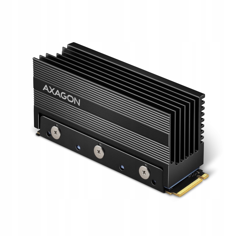 AXAGON Passive aluminum heatsink for single-sided and double-sided M.2 SSD
